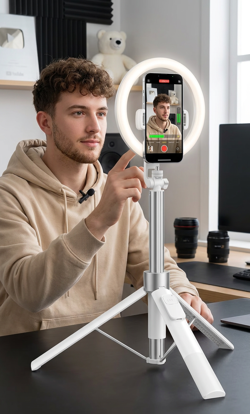 BrandLynx Magnetic Tripod — sleek, compact, professional-grade
